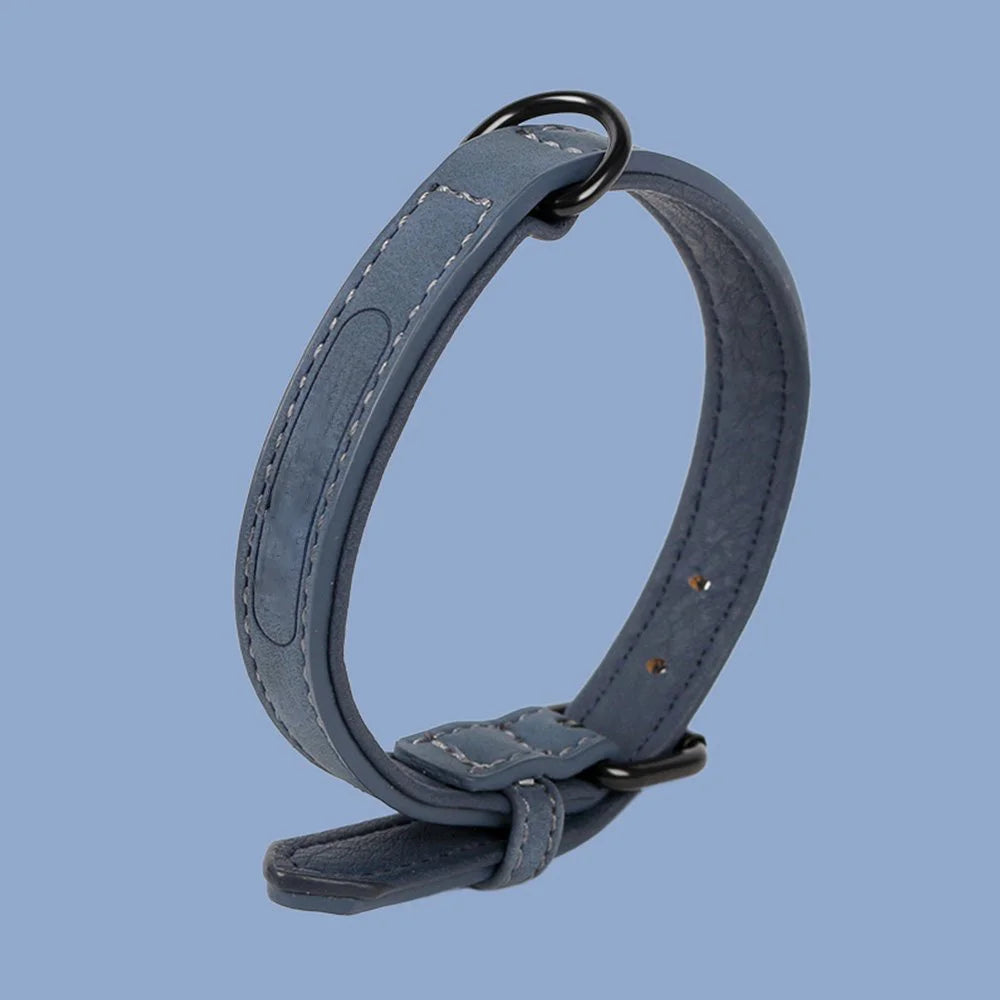 Leather Padded Dog Collar Comfortable Strong Soft