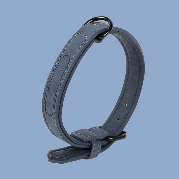 Leather Padded Dog Collar Comfortable Strong Soft