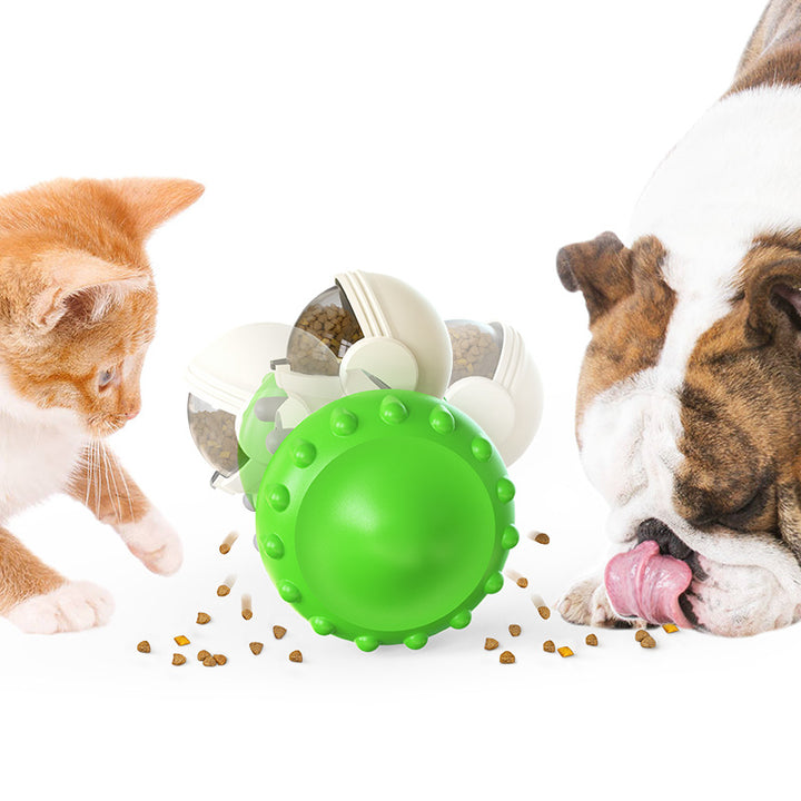 Funny Dog Leaking Food Toy Automatic Balance Pet Feeder