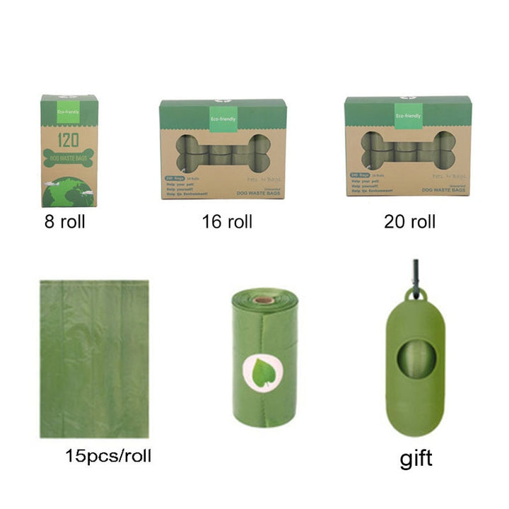 Biodegradable Dog Waste bags with Dispenser