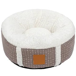 Round Semi-enclosed Calming Dog Bed