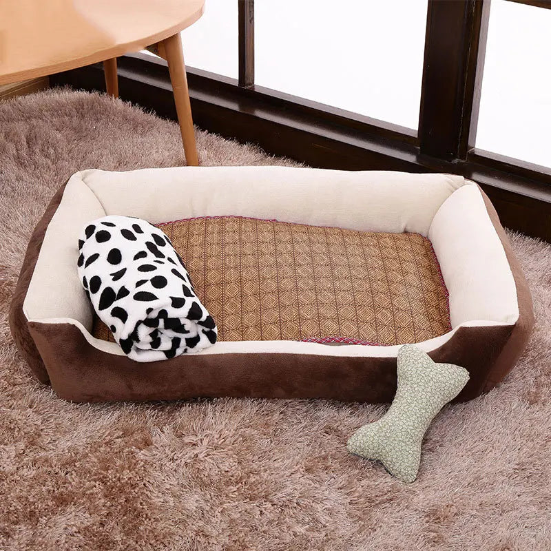 Soft Square Dog Bed