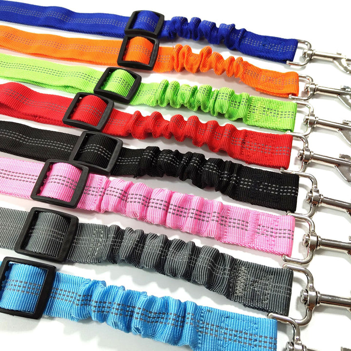 Durable Nylon Reflective Bungee Seat Belt For Car Safety
