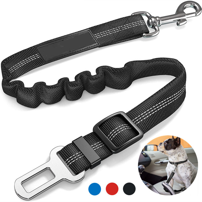 Durable Nylon Reflective Bungee Seat Belt For Car Safety