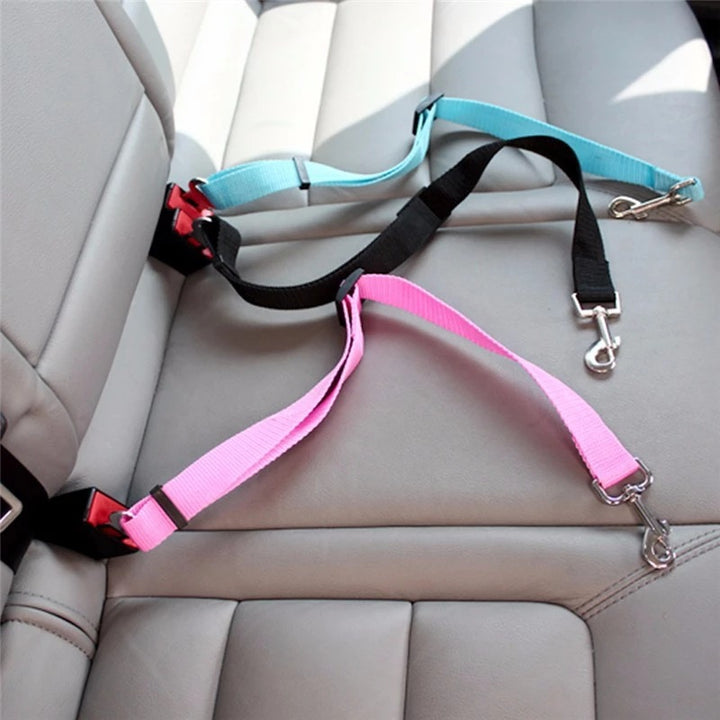 Pet Dog Car Seat Belt withAdjustable Leash Clip