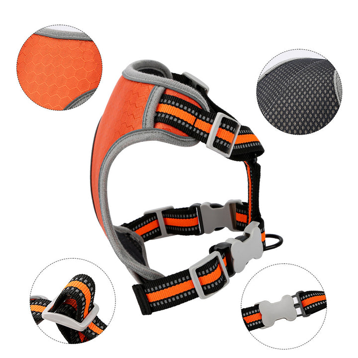 Dog Harness Strap Vest with Leash