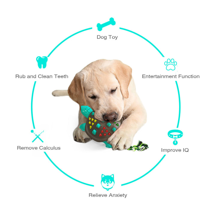Non-toxic Indestructible Tough Dental Cleaning Dog Toy